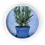 Wall Clock - Rosemary Plant