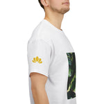 Unisex Heavy Cotton Tee - Flower of Ortensia/Hydrangea Macrophylla
