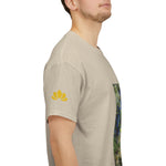 Unisex Heavy Cotton Tee - Poly Art - Apple's Tree Flower (Variant 1)