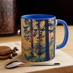 Mug 11oz - Poly Art - Forest Sunset (Variant 2)