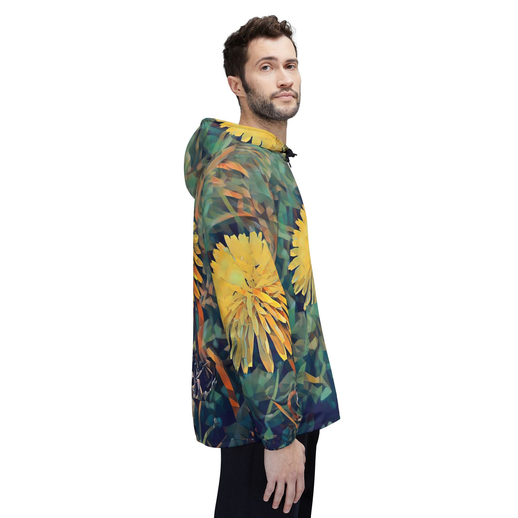 Windbreaker Jacket - Poly Art - Flower of Dandelion (Variant 1)