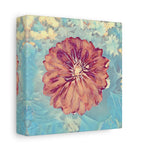 Stretched Matte Canvas - Poly Art - Flower of Dahlia (Variant 1)