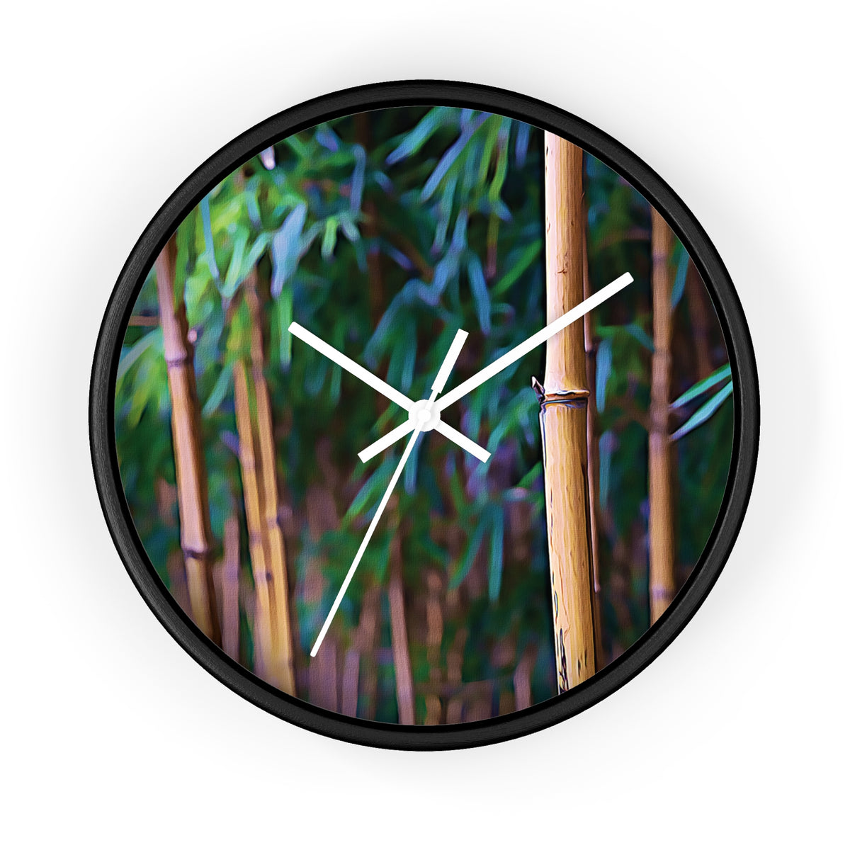 Wall Clock - Bamboo (Variant 2)