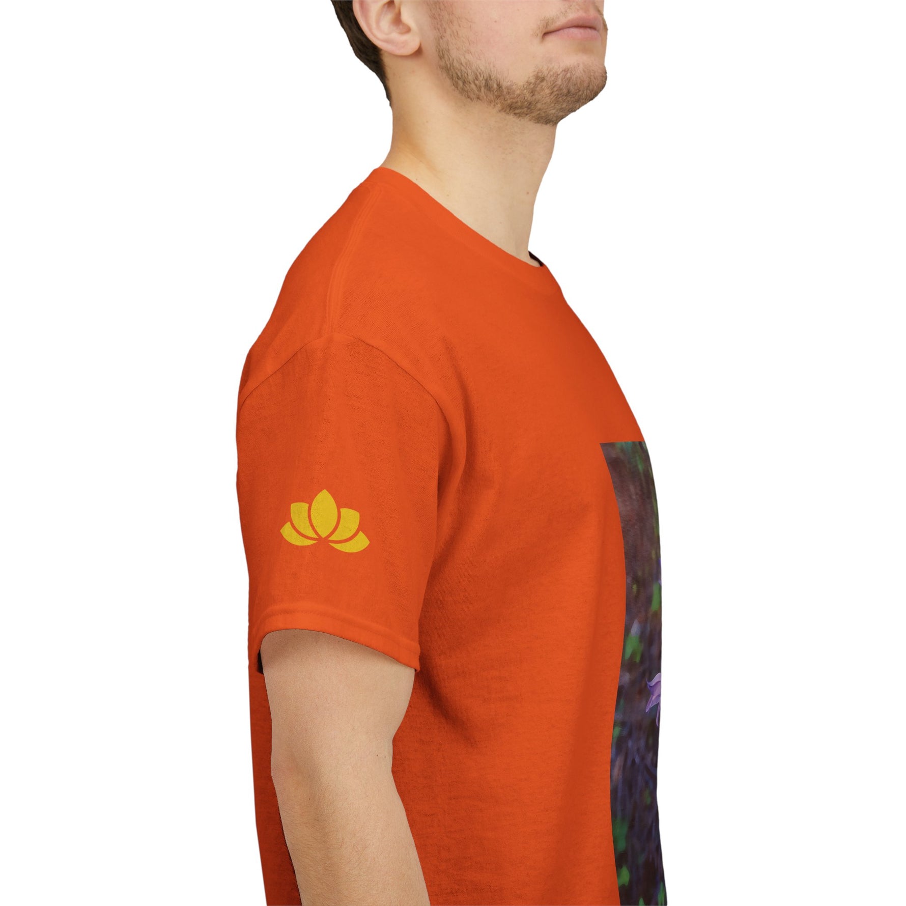 Unisex Heavy Cotton Tee - Flower of Cephalanthera Rubra