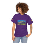 Unisex Heavy Cotton Tee - Poly Art - China's Guilin Hills