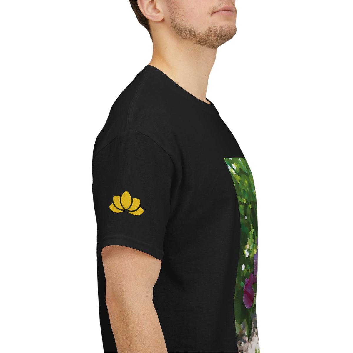 Unisex Heavy Cotton Tee - Flower of Rose, Small Bouquet