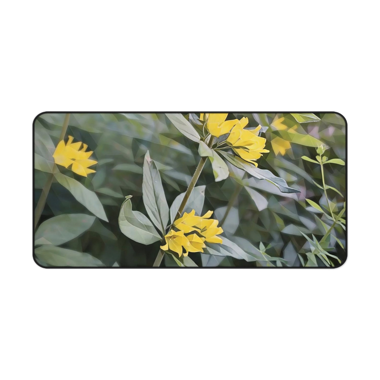 Desk Mat - Poly Art - Flower of Lysimachia (Variant 2)