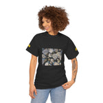 Unisex Heavy Cotton Tee - Poly Art - Wooden Trunks (Variant 1)