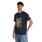Unisex Heavy Cotton Tee - Poly Art - Flower of Lotus (Variant 1)