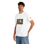Unisex Heavy Cotton Tee - Poly Art - Forest, a Path (Variant 2)