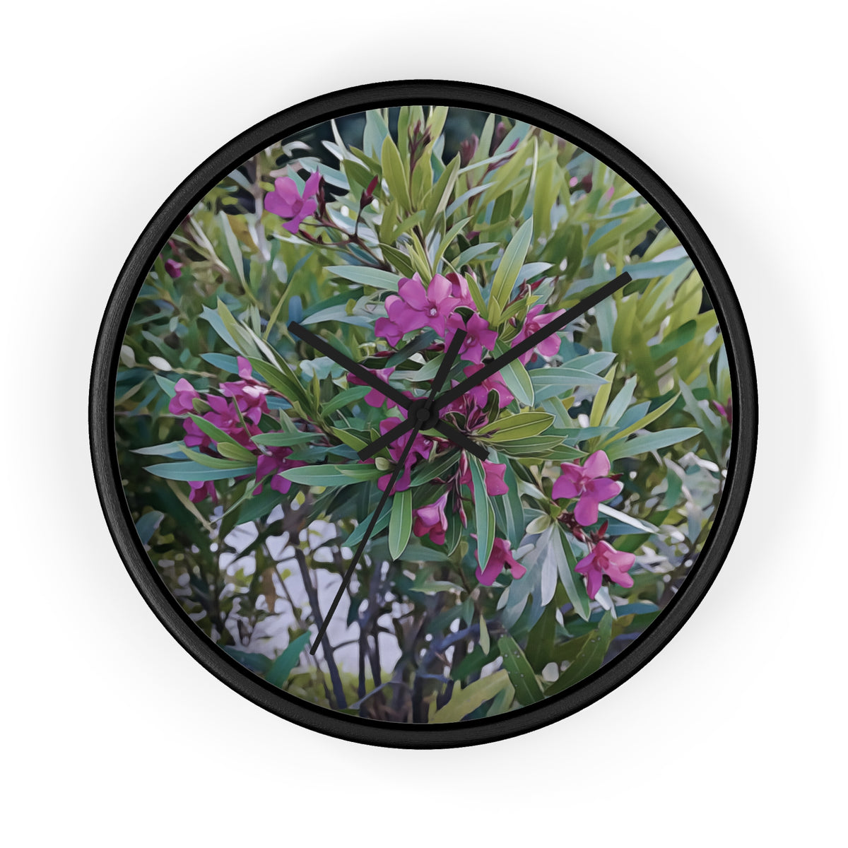 Wall Clock - Flower of Oleander