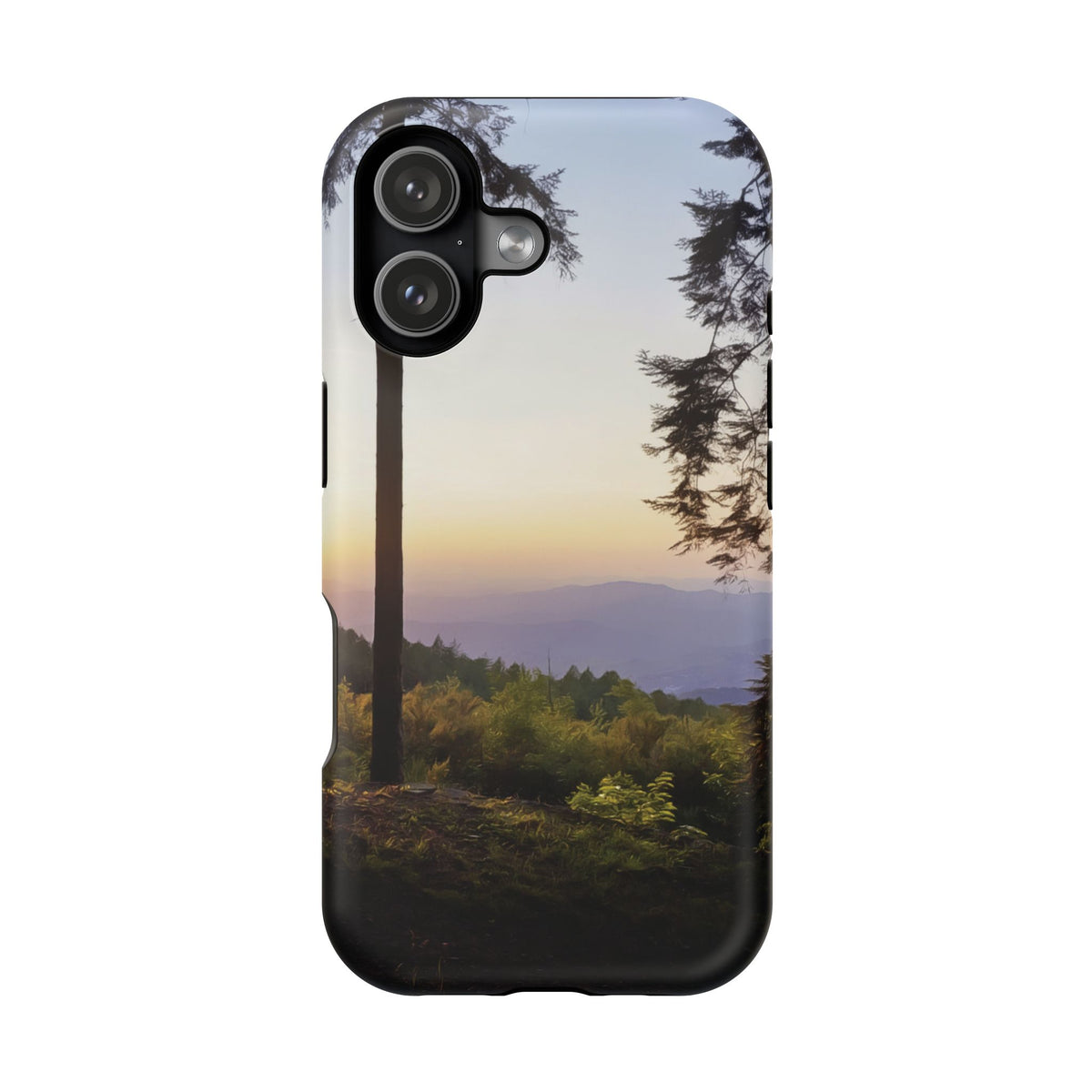 Magnetic Tough Phone Case - Forest Sunset