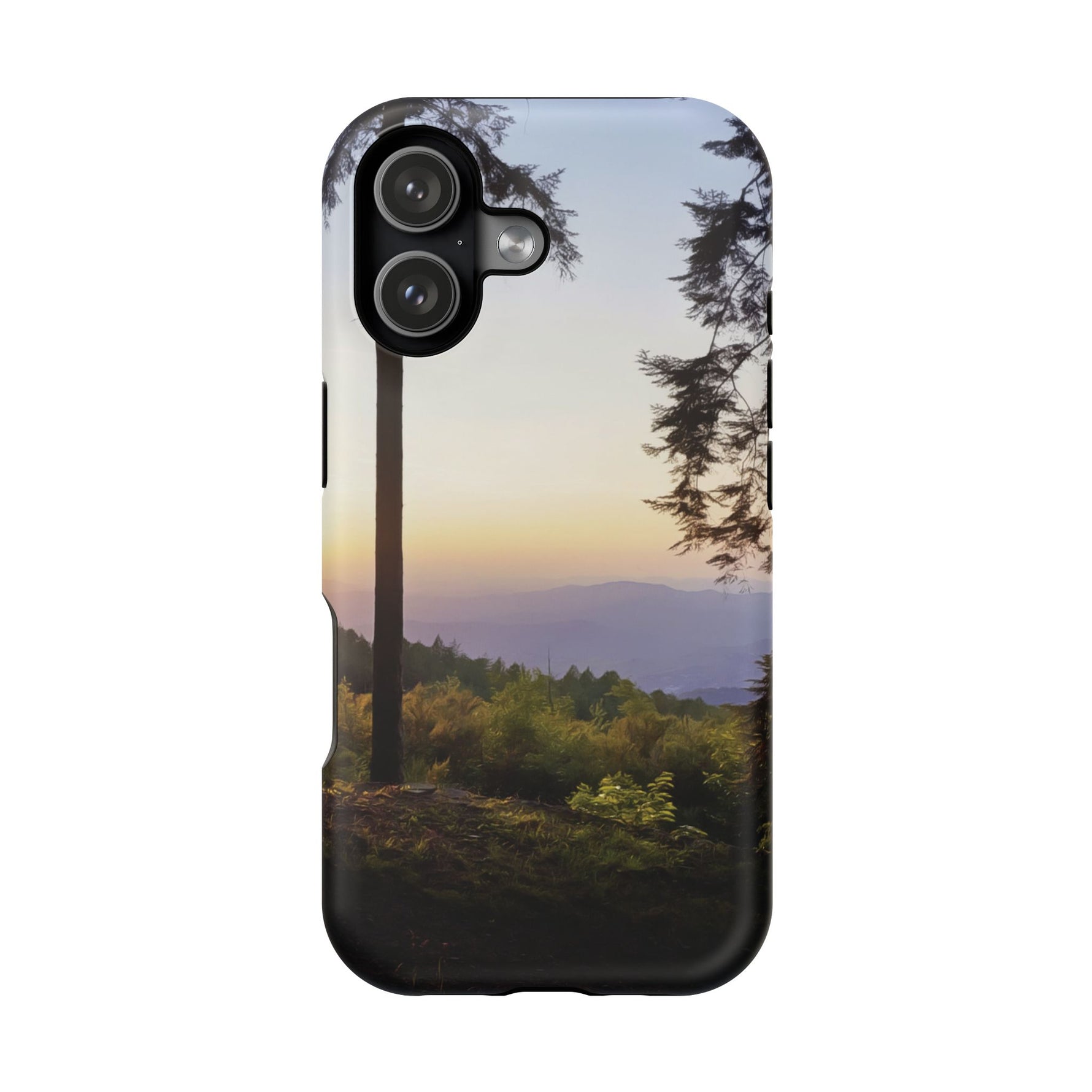 Magnetic Tough Phone Case - Forest Sunset