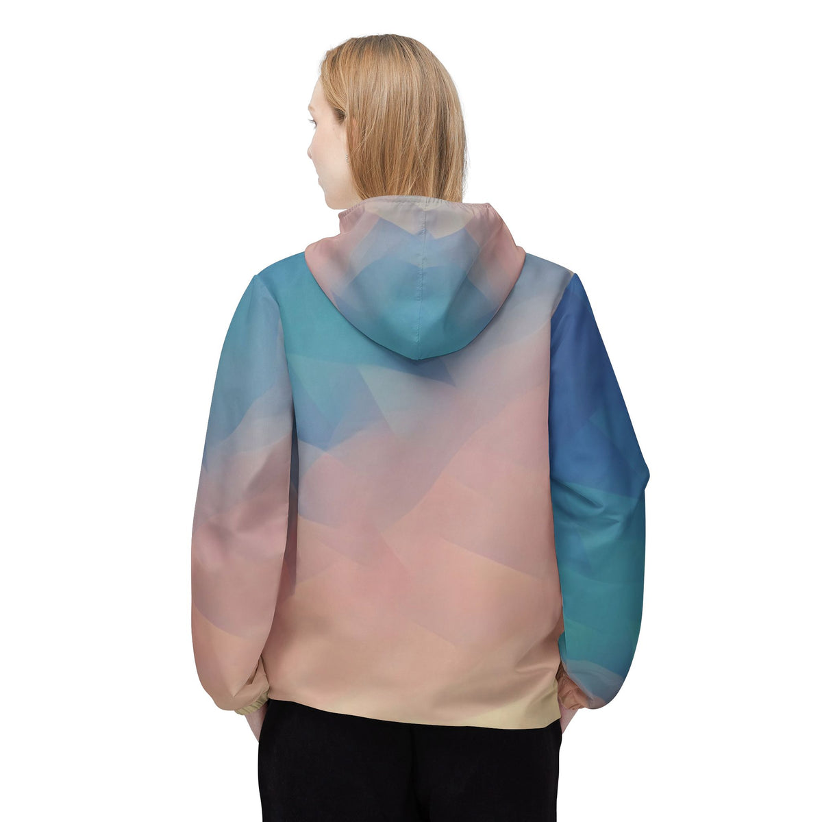 Windbreaker Jacket - Poly Art - Sunset Sky (Variant 1)