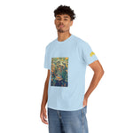 Unisex Heavy Cotton Tee - Poly Art - Flower of Daisies (Variant 2)