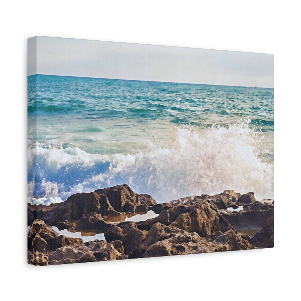 Stretched Matte Canvas - Sea (Variant 08)