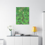 Stretched Matte Canvas - Tilia Tree Leaves
