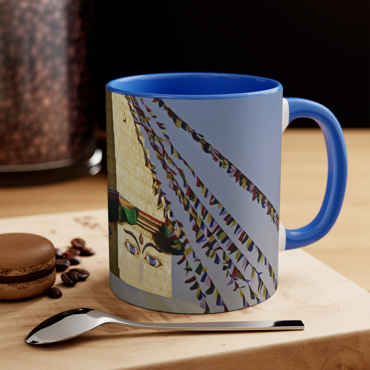 Mug 11oz - Nepal, Stupa with Buddha's Eyes (Variant 6)