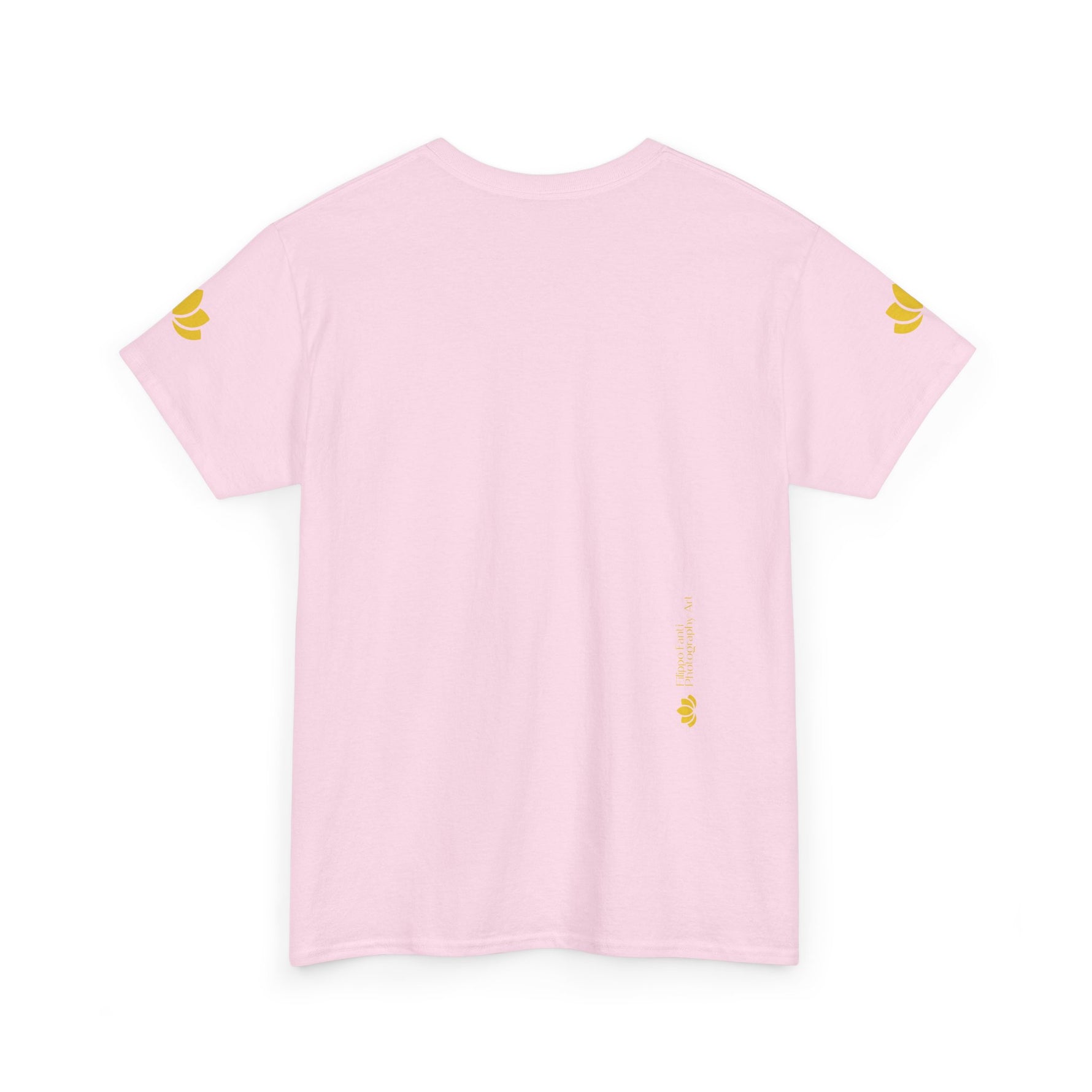 Unisex Heavy Cotton Tee - Poly Art - Flower of Dahlia (Variant 2)