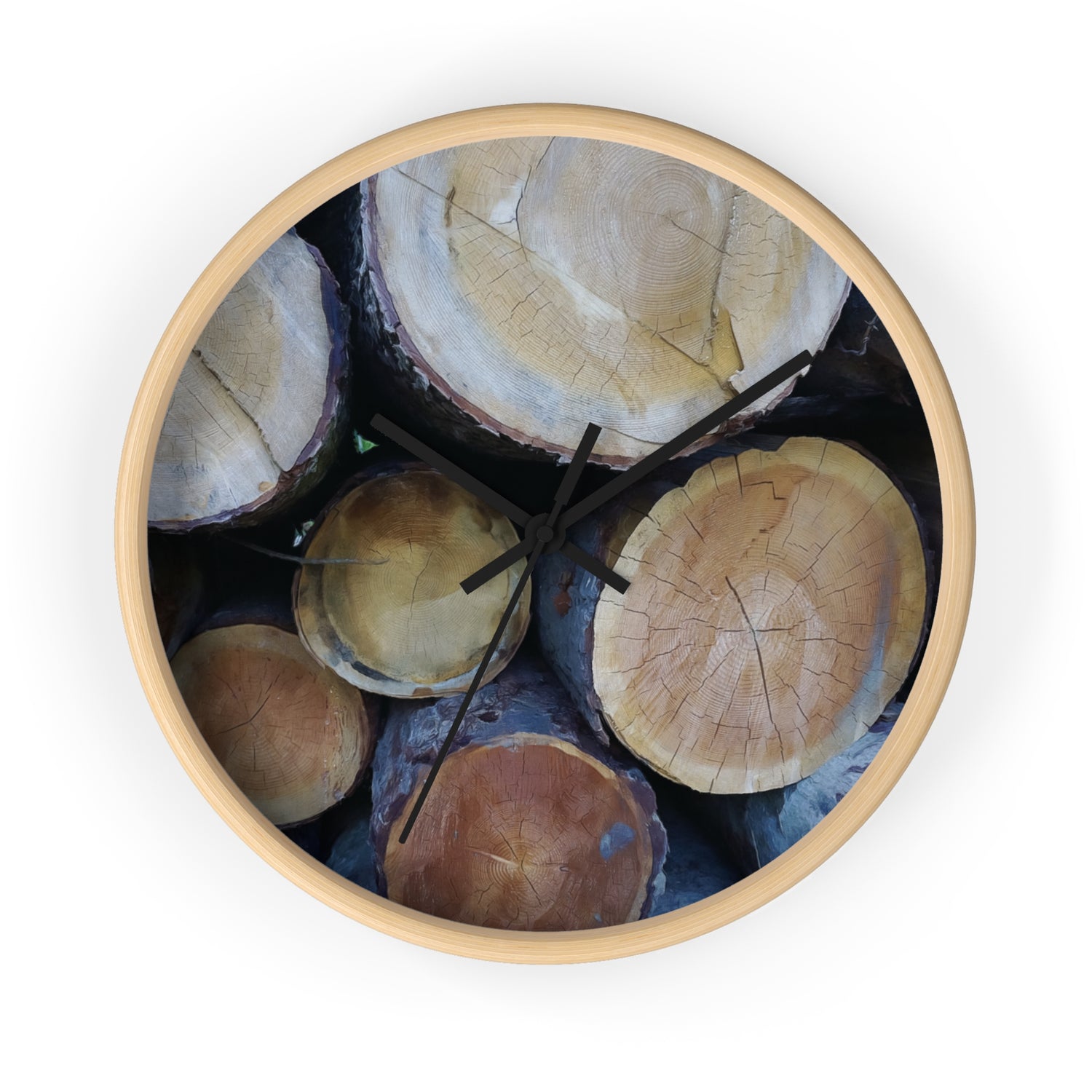 Wall Clock - Wooden Trunks (Variant 2)