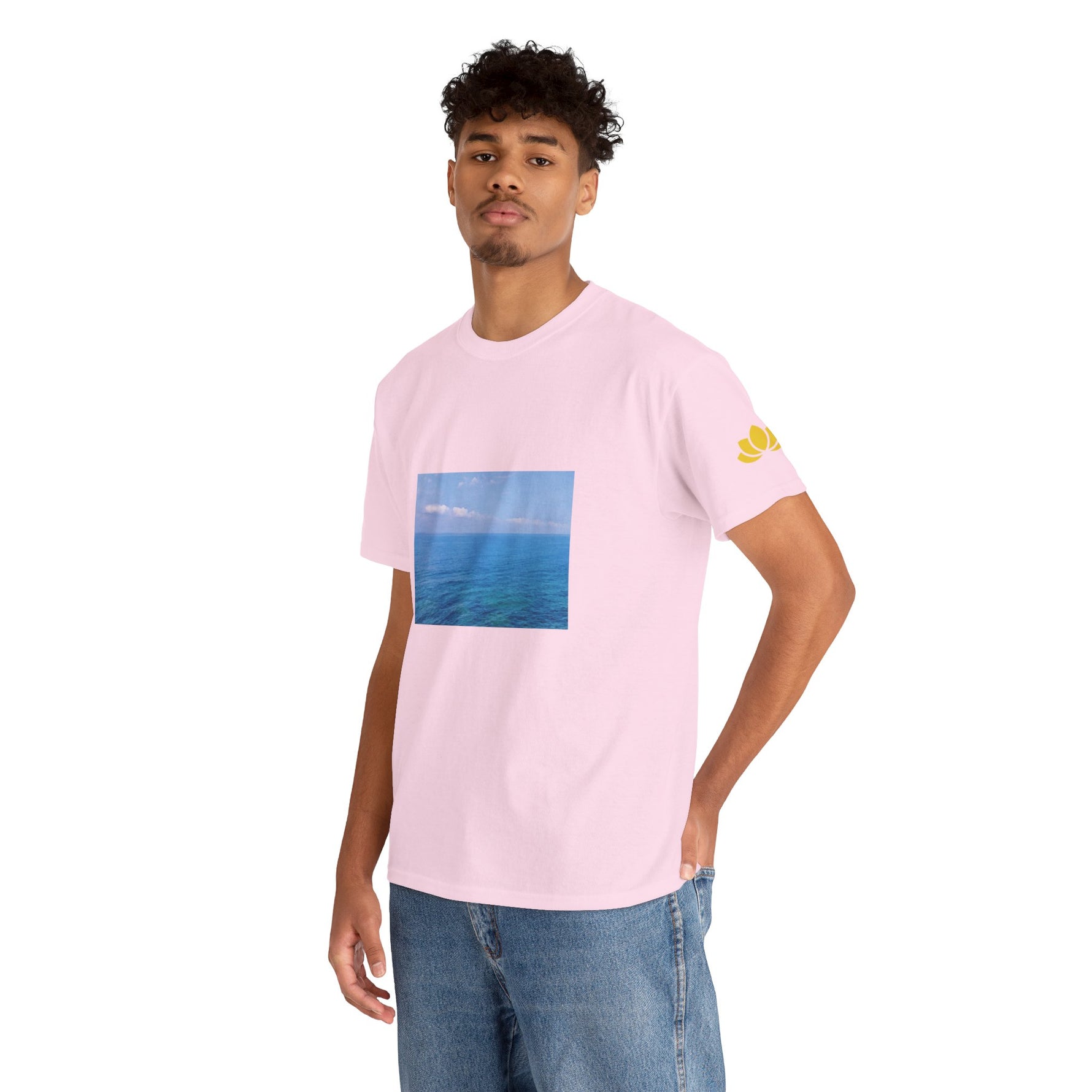 Unisex Heavy Cotton Tee - Sea (Variant 1)