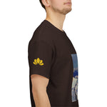 Unisex Heavy Cotton Tee - Poly Art - View from Mont Blanc
