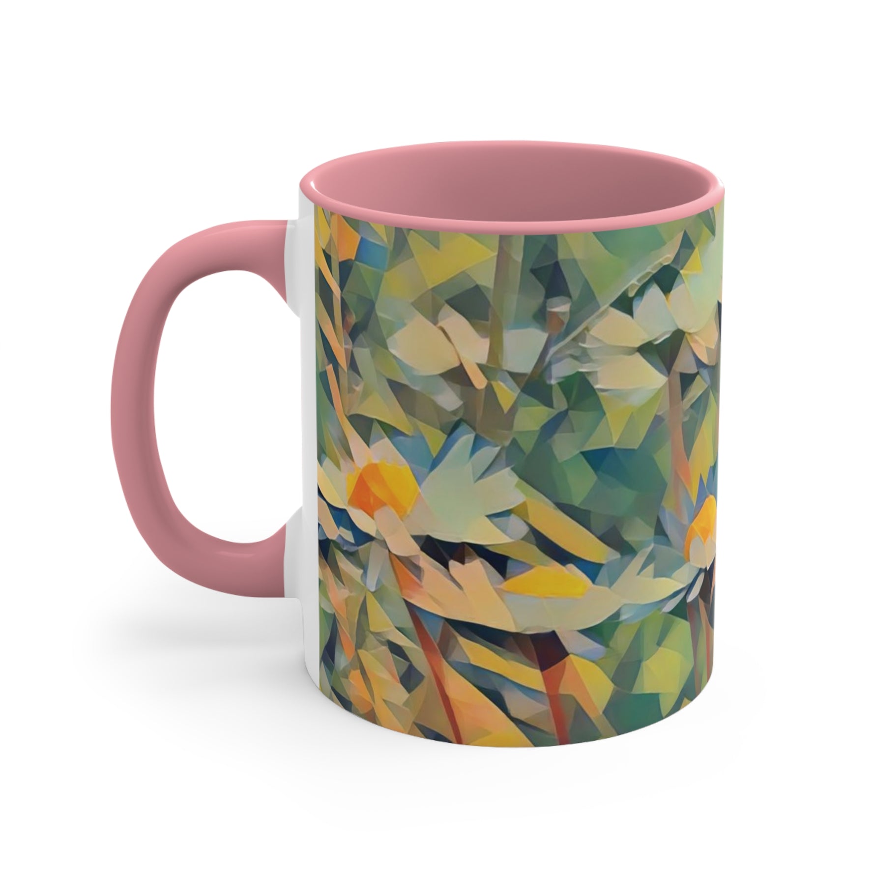 Mug 11oz - Poly Art - Flower of Daisies (Variant 02)