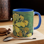 Mug 11oz - Poly Art - Flower, Yellow