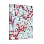 Stretched Matte Canvas - Poly Art - Apple's Tree Flower (Variant 4)