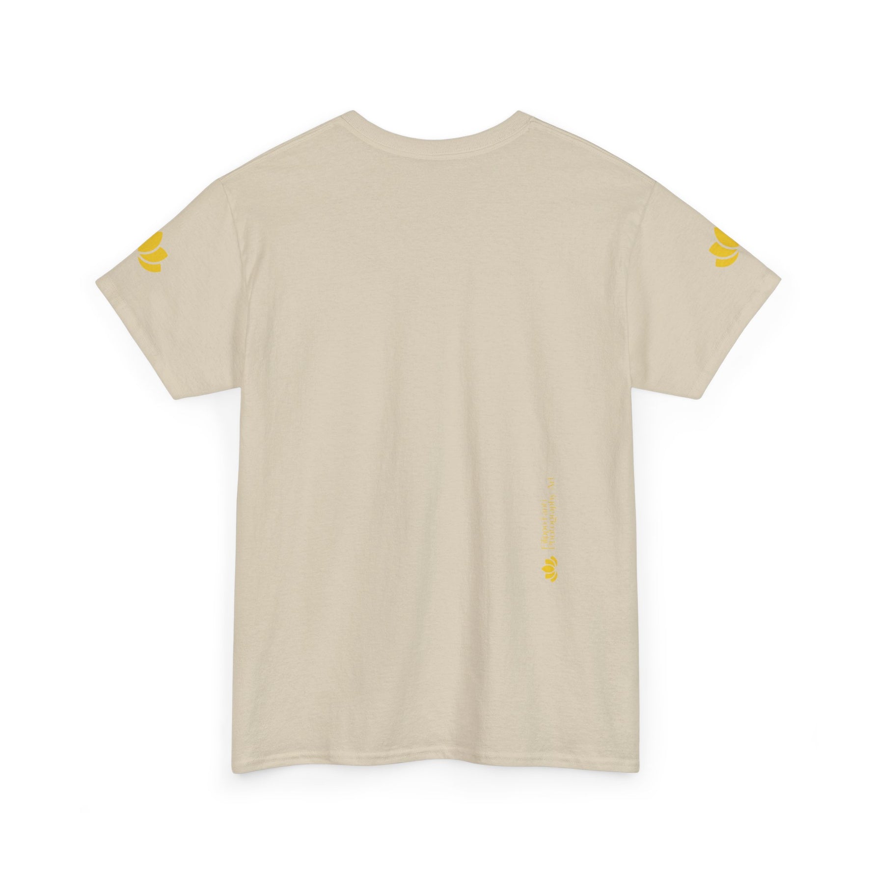 Unisex Heavy Cotton Tee - Poly Art - Flower of Calendula (Variant 1)