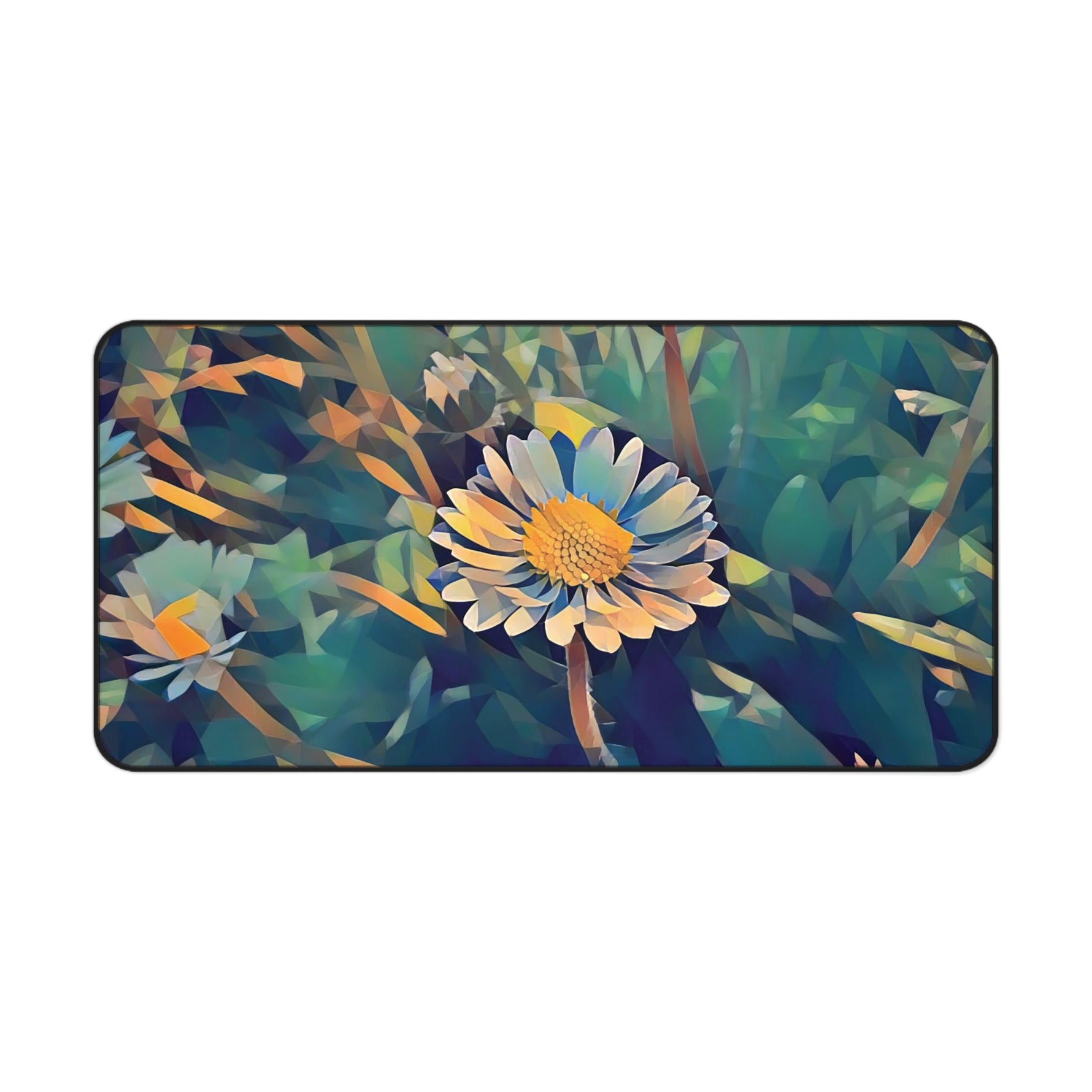 Desk Mat - Poly Art - Flower of Daisies (Variant 5)
