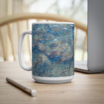 Ceramic White Cup 15oz - Sea (Variant 03)