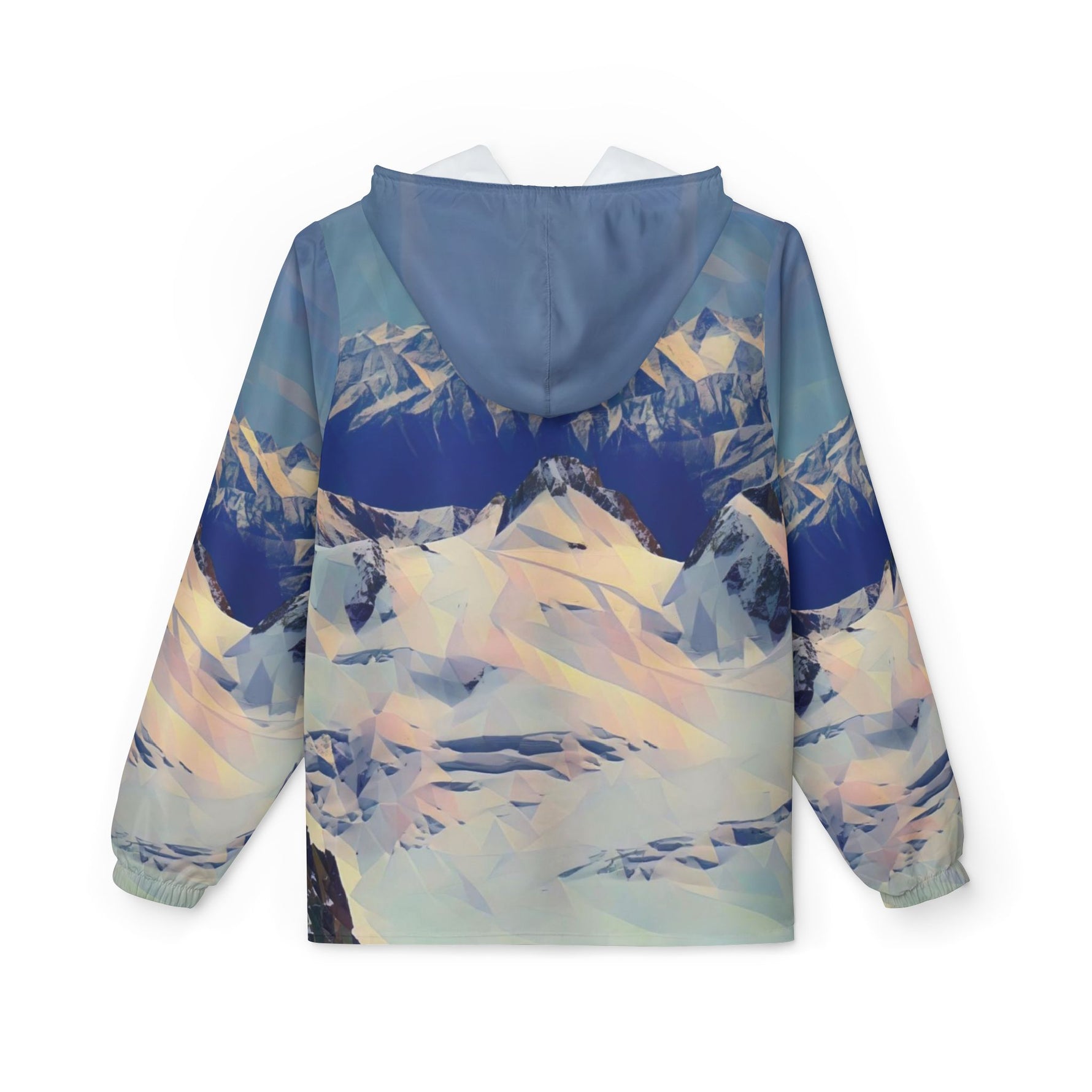 Windbreaker Jacket - Poly Art - View from Mont Blanc