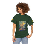 Unisex Heavy Cotton Tee - Poly Art - Forest (Variant 2)