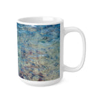 Ceramic White Cup 15oz - Sea (Variant 03)