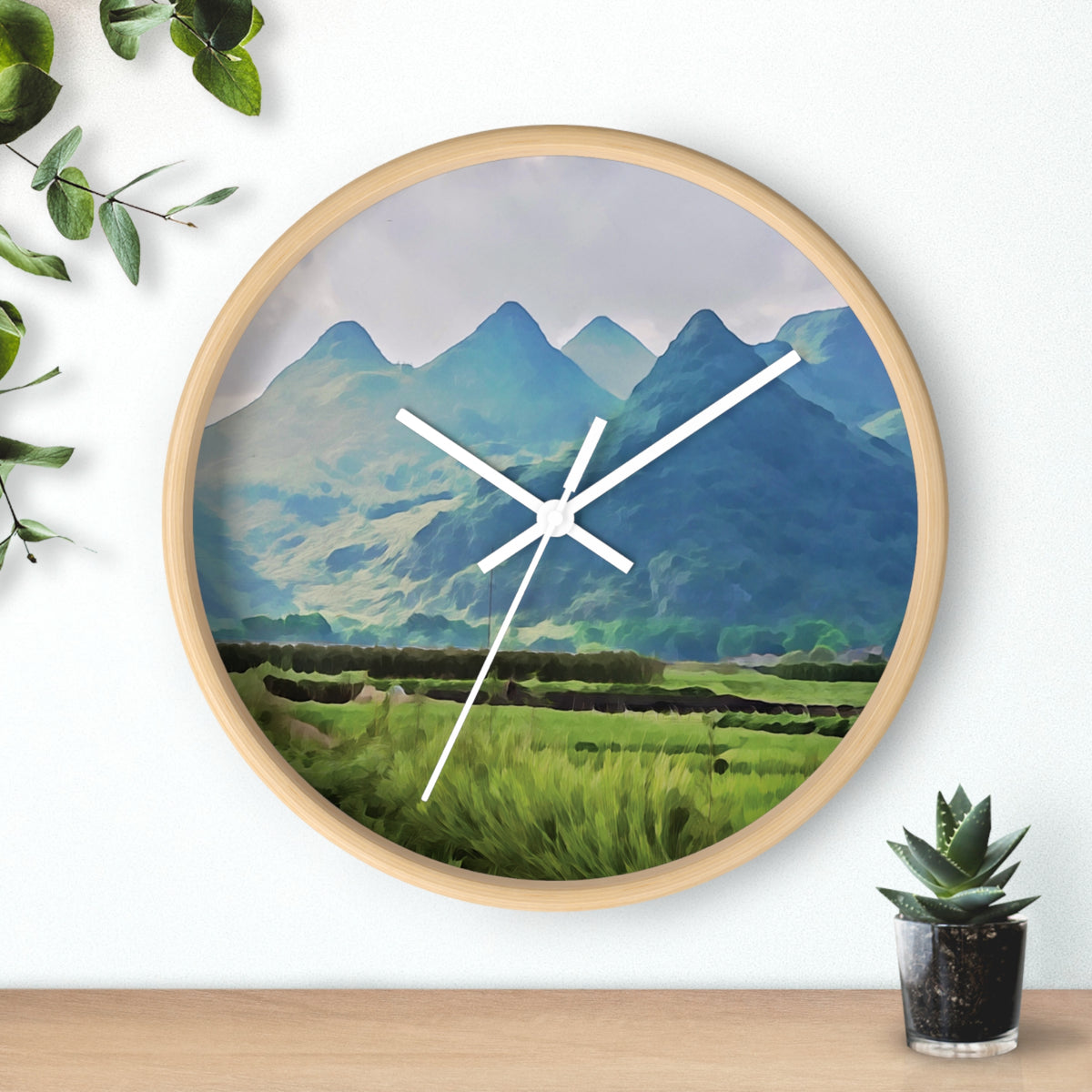 Wall Clock - China's Guilin Hills (Variant 2)