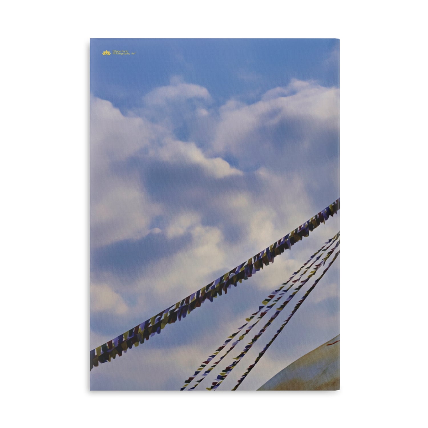 Hardcover Notebook with Puffy Covers - Nepal, Stupa with Buddha's Eyes (Variant 5)