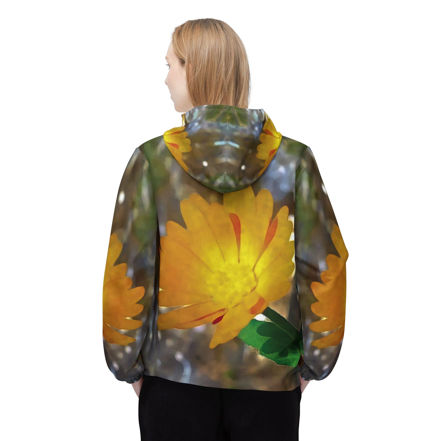 Windbreaker Jacket - Flower of Calendula