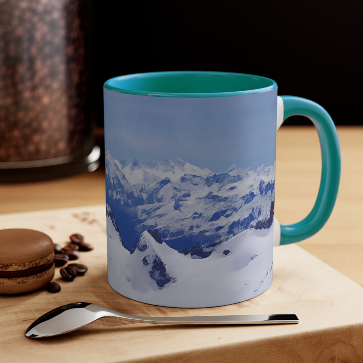 Mug 11oz - View from Mont Blanc, France (Variant 1)