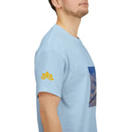 Unisex Heavy Cotton Tee - Nepal, Buddha's Eyes (Variant 5)