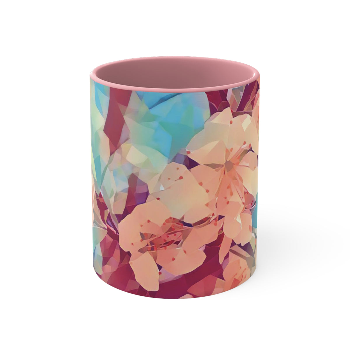 Mug 11oz - Poly Art - Apple's Tree Flower (Variant 3)