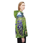 Windbreaker Jacket - Poly Art - Flower of Muscari