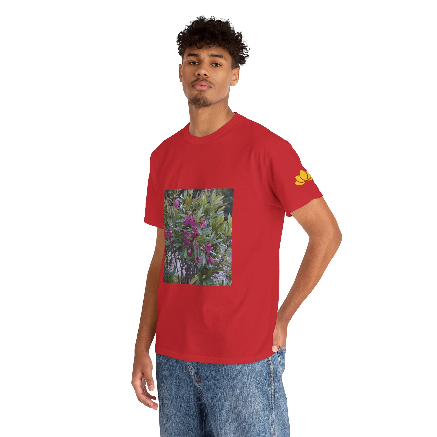 Unisex Heavy Cotton Tee - Flower of Oleander