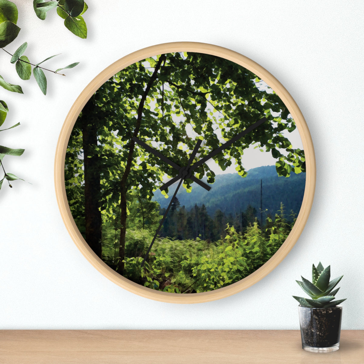Wall Clock - Forest