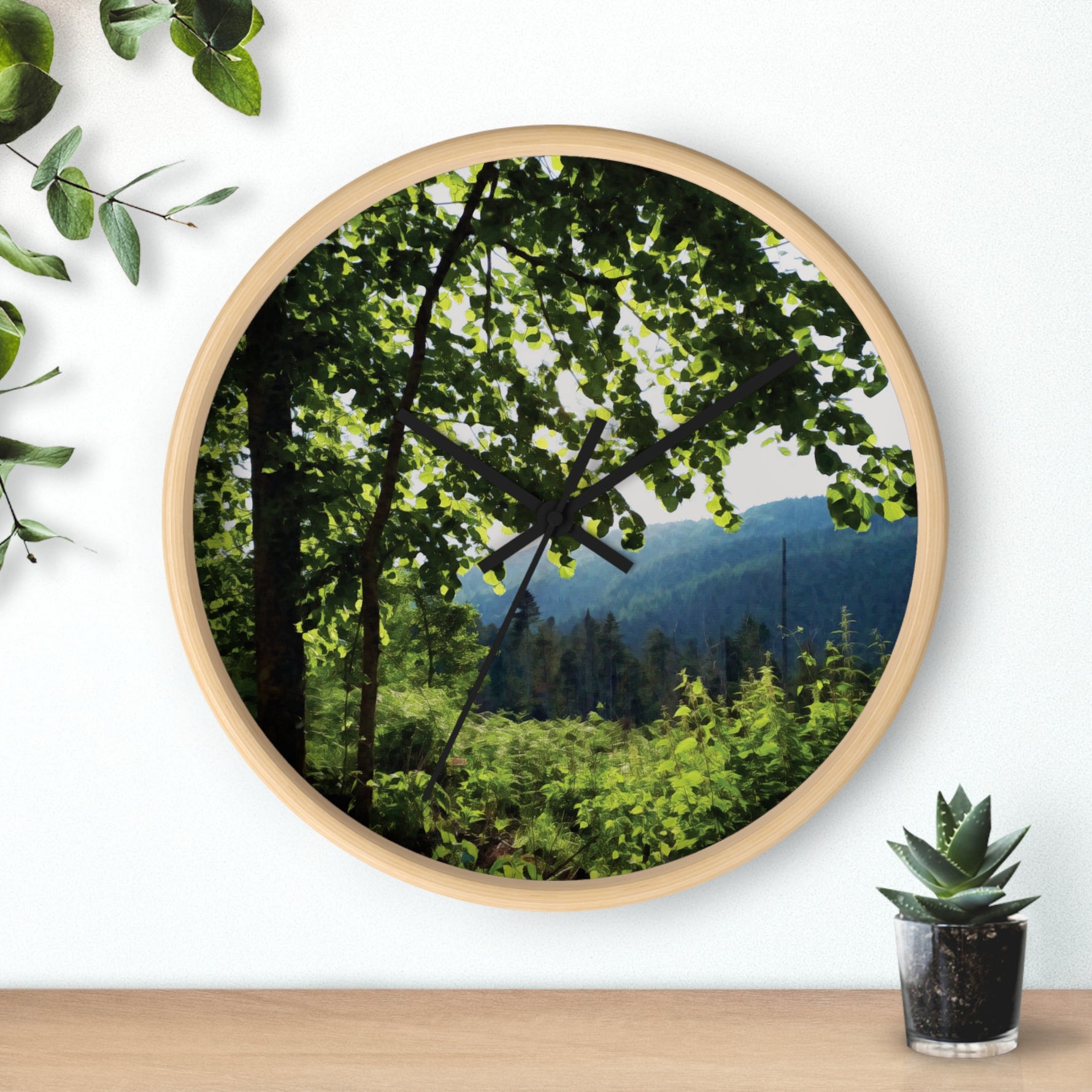 Wall Clock - Forest
