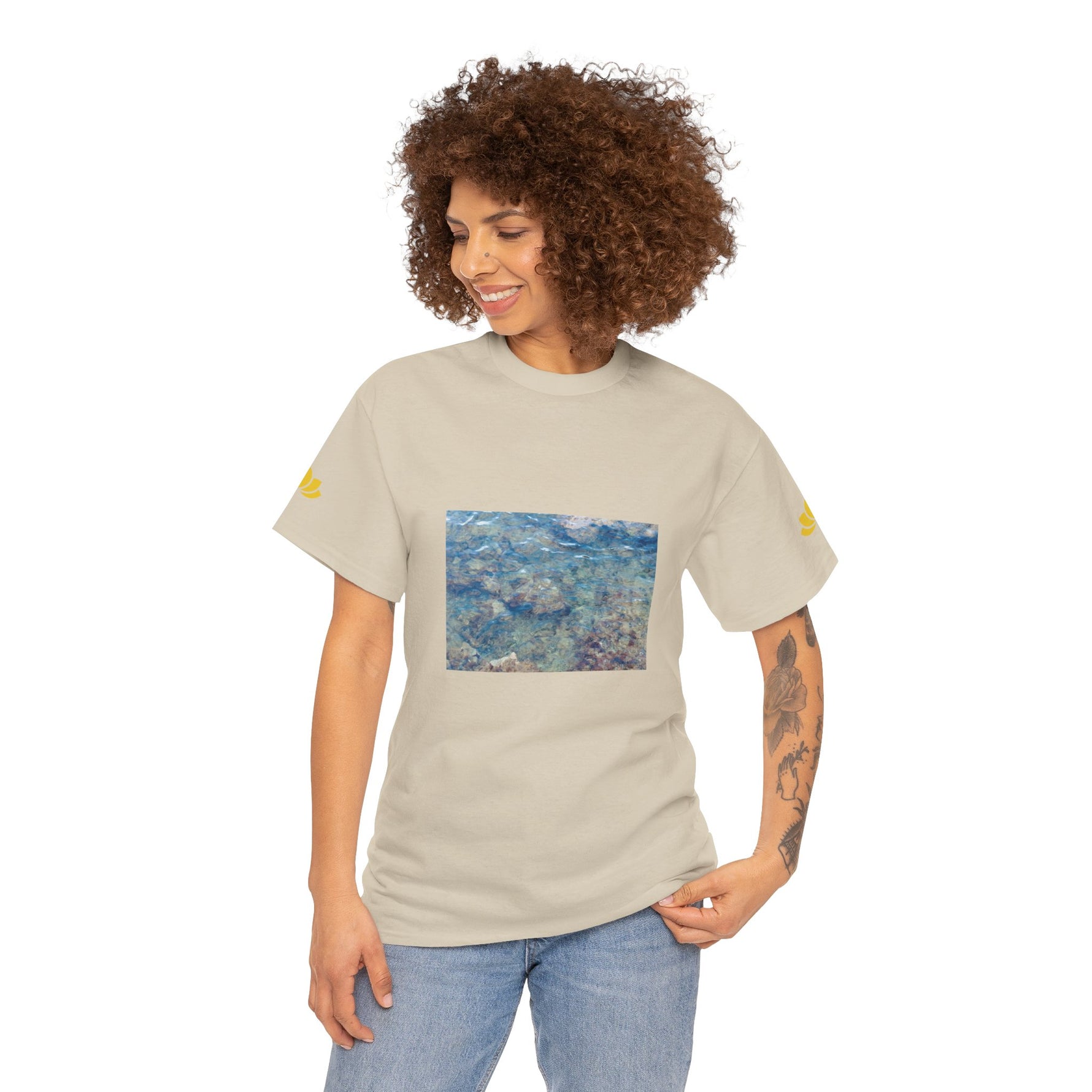Unisex Heavy Cotton Tee - Sea (Variant 3)