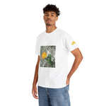 Unisex Heavy Cotton Tee - Poly Art - Flower of Calendula (Variant 1)