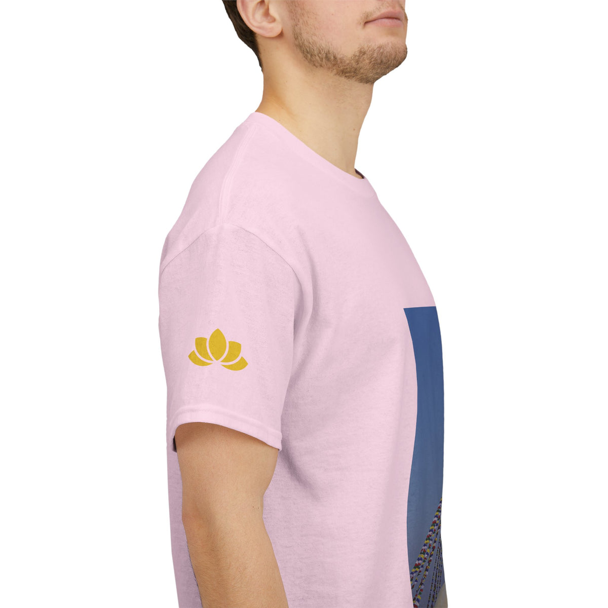 Unisex Heavy Cotton Tee - Nepal, Buddha's Eyes (Variant 3)
