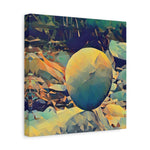Stretched Matte Canvas - Poly Art - Stone Balance