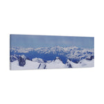 Stretched Matte Canvas - View from Mont Blanc